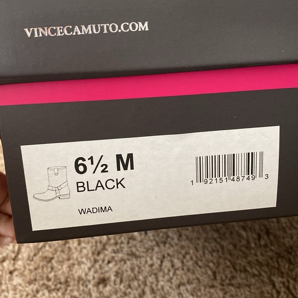 Vince Camuto | NWB Women’s Black Moto Booties - Picture 11 of 11